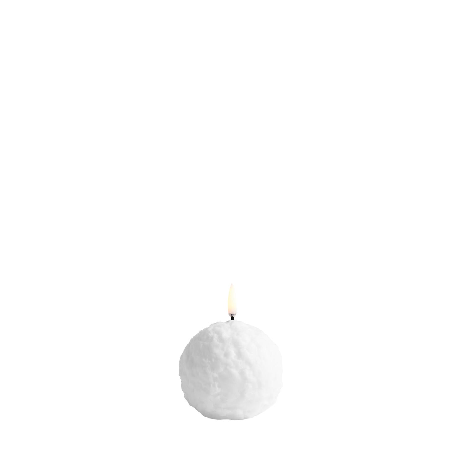 Snowball LED lys, Nordic White – Ø8 cm